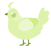 A apple chicken with a neck-speckle pattern