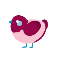 (unnamed), a rose and maroon chicken with a head pattern