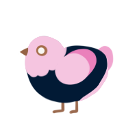 night cherry, a tumblr and pink chicken with a head pattern