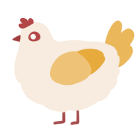 A cream and honey chicken