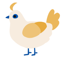 A cream and honey chicken