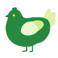 A viridian and apple chicken