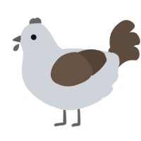 A mist and bark chicken