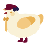 A cream and honey chicken
