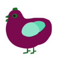 A wine and mint chicken