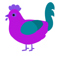 Blurpler, a amethyst and sea chicken