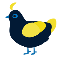 A tumblr and yellow chicken