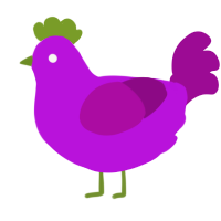 A amethyst and plum chicken
