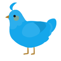 A sky chicken with a head pattern