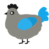 A ash and sky chicken
