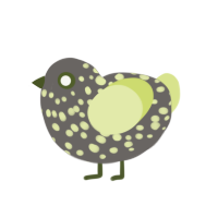 (unnamed), a grey and lemon chicken with a speckle pattern