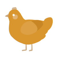 A orange chicken