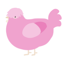 Flamingo, a pink chicken