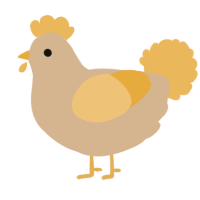 A beige and honey chicken