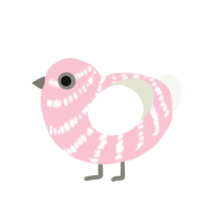 Strawberry Milk, a rose and white chicken with a bar pattern