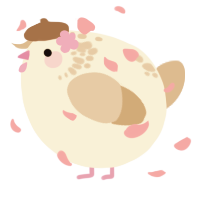 A cream and beige chicken with a neck-speckle pattern