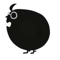 A black chicken