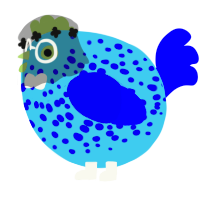 A russet and lime chicken with a speckle pattern