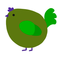 A olive and leaf chicken