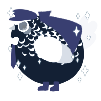 A tumblr and mist chicken with a half-lace pattern