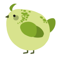 A lemon and chartreuse chicken with a neck-speckle pattern