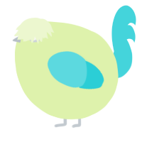 A apple and aqua chicken