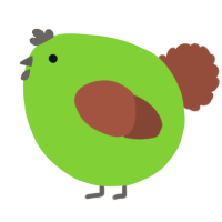 A grass and russet chicken