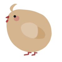 A beige chicken