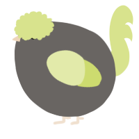 A grey and lemon chicken