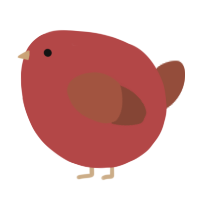 A red and russet chicken