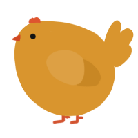 A orange chicken