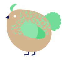 A beige and spring chicken with a half-lace pattern