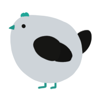 A mist and black chicken