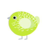 A lime and apple chicken with a half-lace pattern