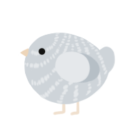 A mist chicken with a bar pattern