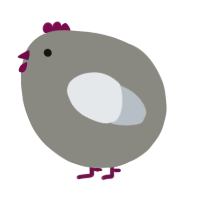 A ash and mist chicken