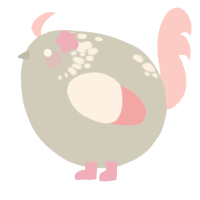 A silver and rose chicken with a neck-speckle pattern