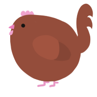 A russet chicken