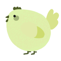 A apple and lemon chicken with a double-lace pattern