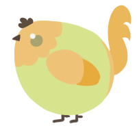 A lemon and honey chicken with a head pattern