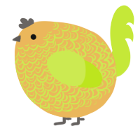 A honey and lime chicken with a double-lace pattern