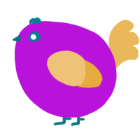 A amethyst and honey chicken