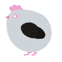 A mist and sable chicken