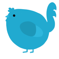 A vermilion chicken