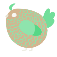 A beige and spring chicken with a lace pattern