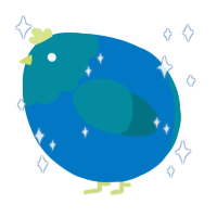 A sapphire and sea chicken with a head pattern