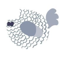 A plum and gold chicken with a lace pattern