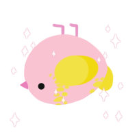 A rose and yellow chicken with a neck-speckle pattern
