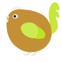 A gold and lime chicken