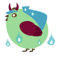 A spring and maroon chicken